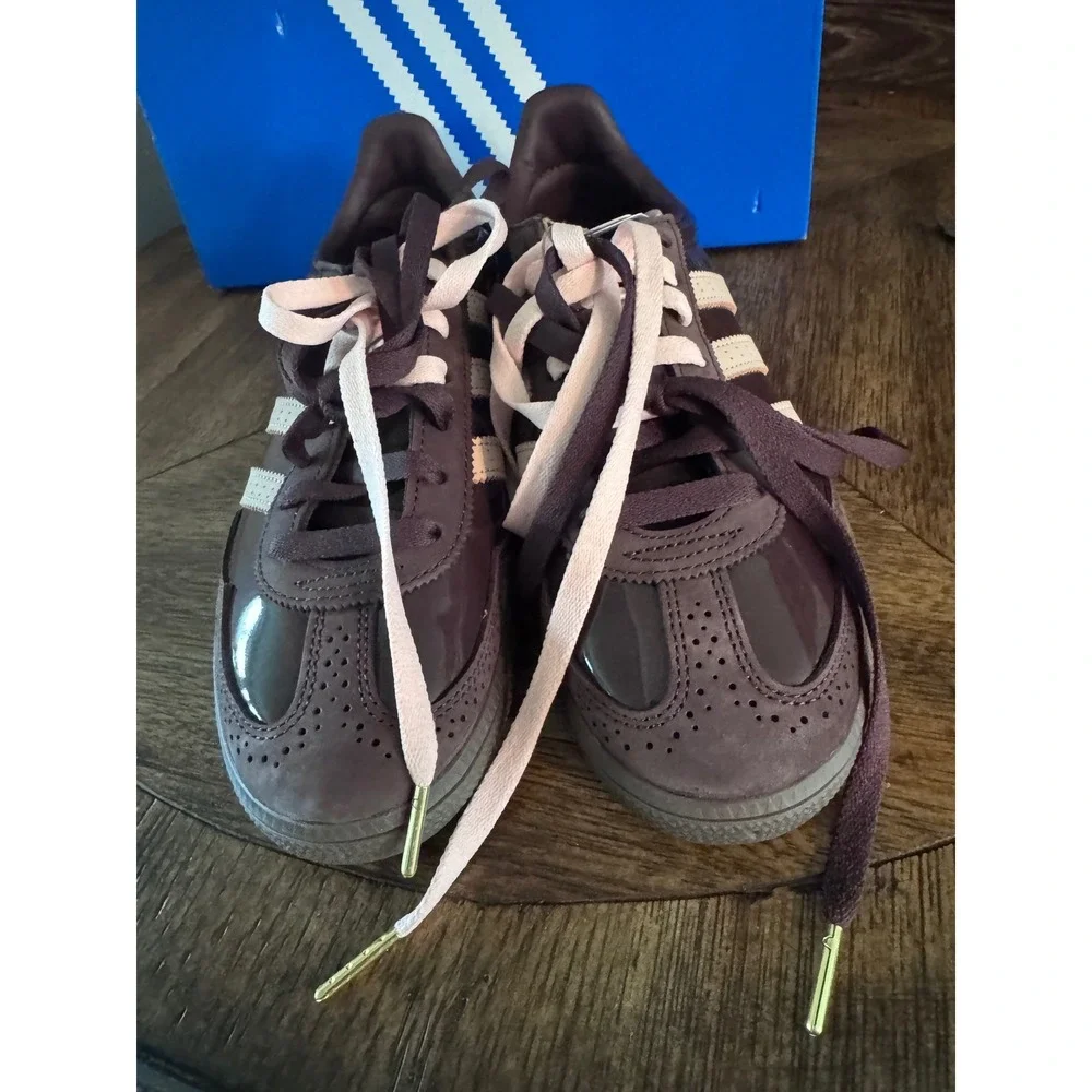 Adidas Handball Spezial W Shadow Brown Bliss Pink KH9157 Womens 8.5 NEW